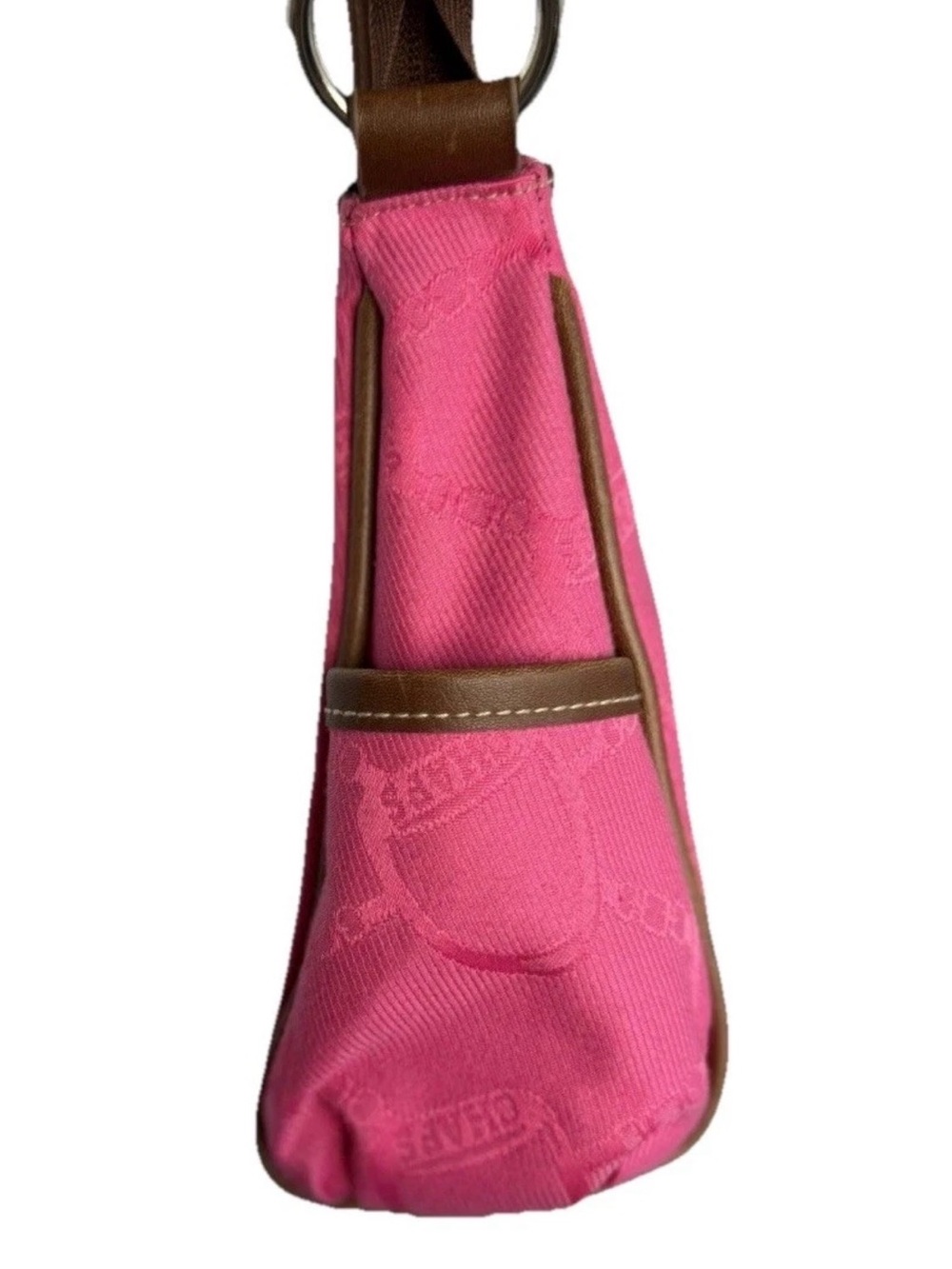 VTG CHAPS Ralph Lauren Equestrian Buckle Pink 11.5x6.25x2.5 Barbie Clueless 90’s - Picture 6 of 7